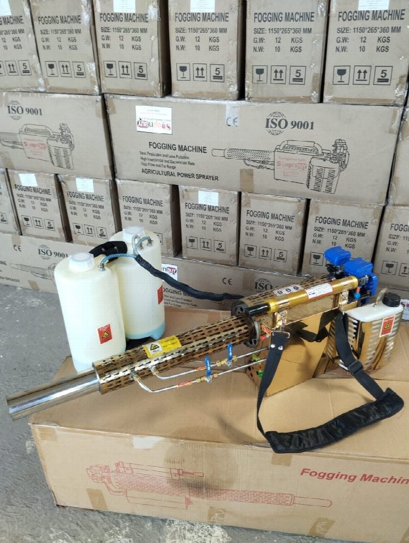Professional thermal fogging machines used by the team